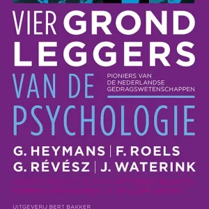 Vier grondleggers van de psychologie Beste Prijs