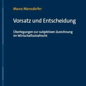 Voordeelprijs Vorsatz und Entscheidung