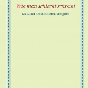 Wie man schlecht schreibt Hoge Kwaliteit