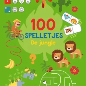 100 spelletjes: De jungle 4+ Direct Verzonden