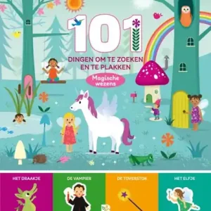 101 dingen om te zoeken en te plakken: magische wezens Koopje