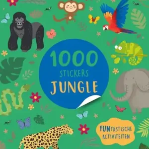 1000 stickers Jungle Gratis Verzending
