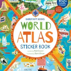 World Atlas Sticker Book Finale Uitverkoop