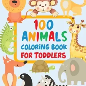 100 Animals Activity Book for Toddlers Express Levering
