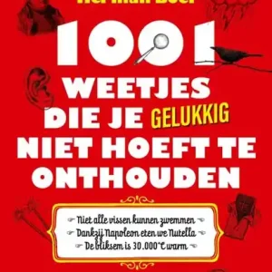 1001 weetjes die je gelukkig niet hoeft te onthouden Koop Online
