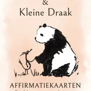 Alleen Vandaag Grote Panda & Kleine Draak - affirmatiekaarten